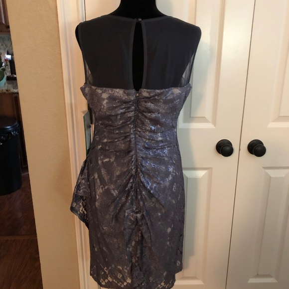 Grey Lace Dress - Picture 2 of 3